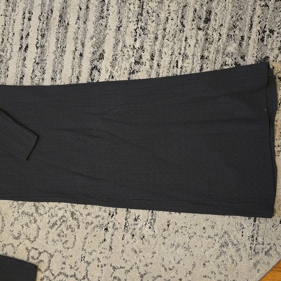 Zara Charcoal Long Sleeve Maxi Dress - Picture 5 of 5